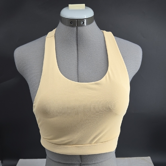 Fabletics Tan Sports Bra M - Picture 2 of 5